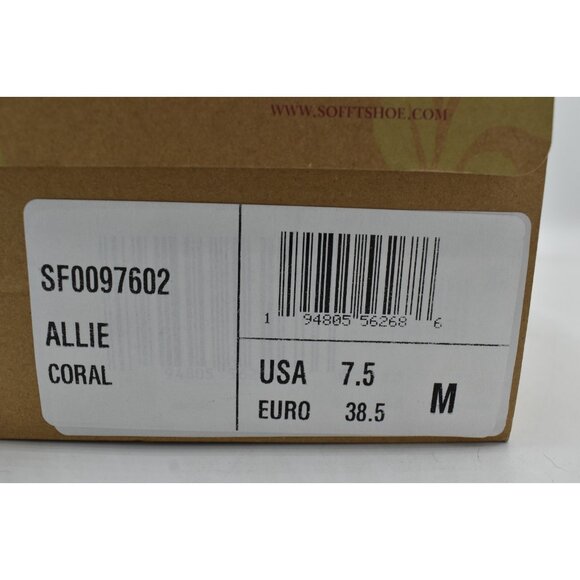 Sofft Womens Size 7.5 Allie Corel Leather Slip On Driving Moc Loafers Shoes - Picture 13 of 13